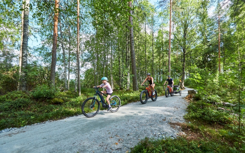 Pyöräile Nurmeksen vaihtelevissa maastoissa