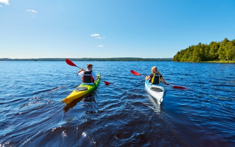 Kajakki Pielisellä